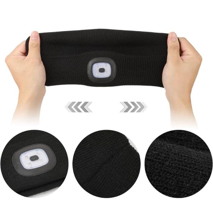 c14_tds0469a_Czapka Led USB Black