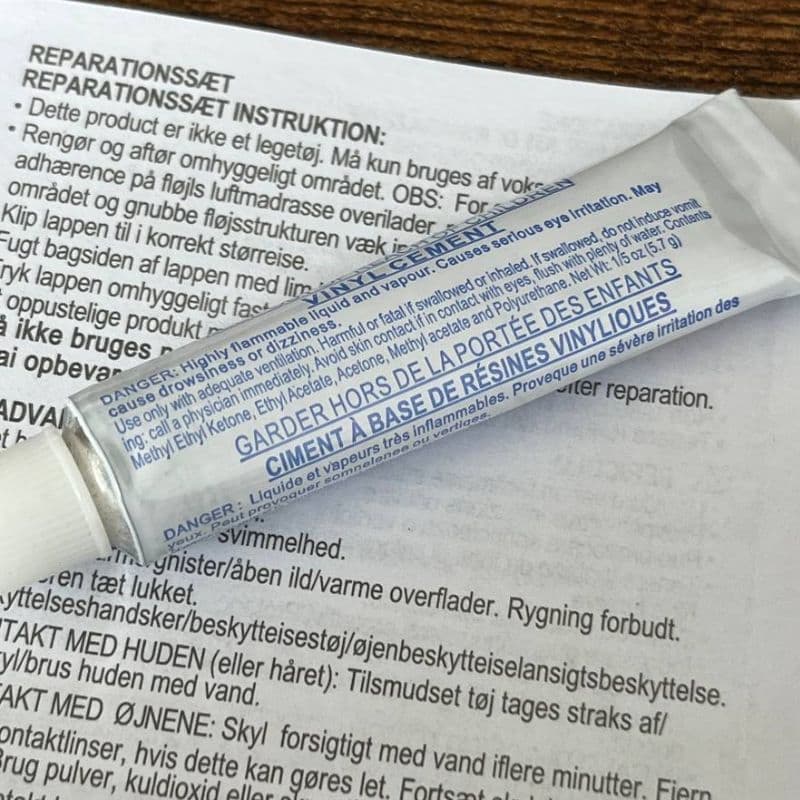 tds0646z_ Zestaw naprawczy do materaców basenów 5x